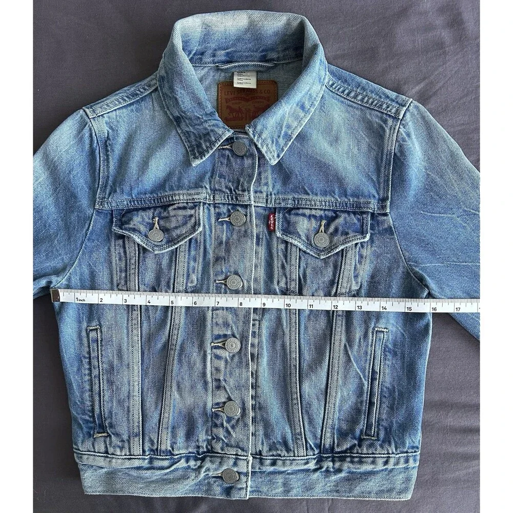 Levi's Kids/Teens Denim Trucker Jacket- Size XS (150cm / 59